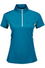 Dublin Blaze 1/4 Zip Short Sleeves Tech Training Top Blue Lagoon 1004076